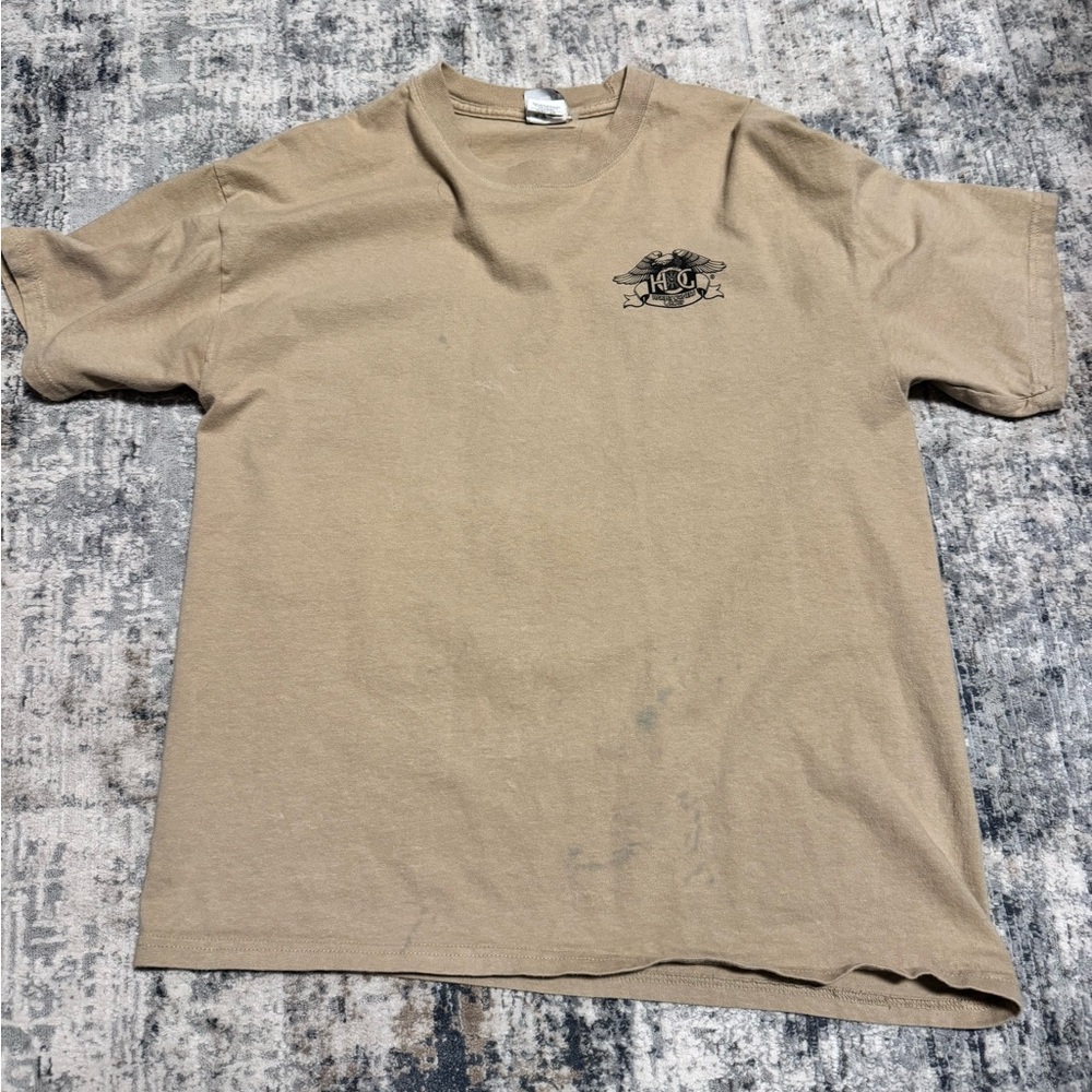 Men's Vintage Tan Graphic T-Shirt